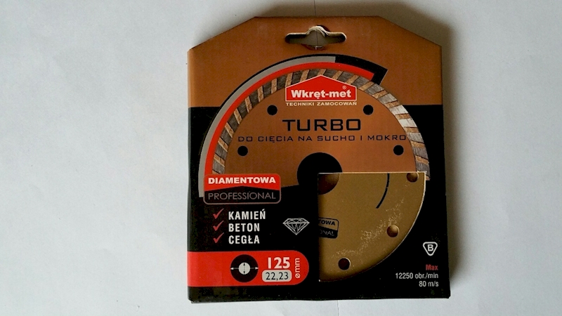 TARCZA DIAM.125 TURBO