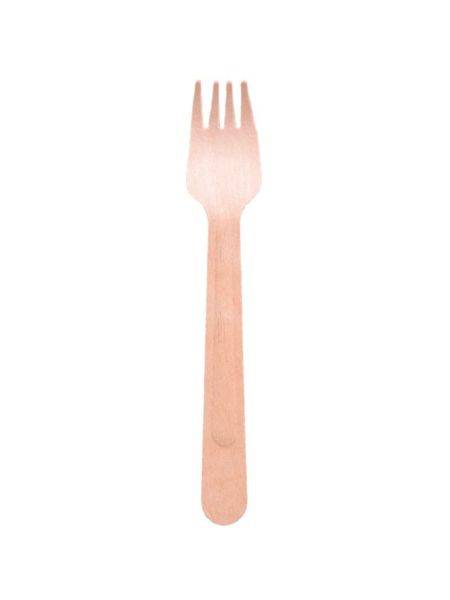 Widelec drewniany 16 cm a`100