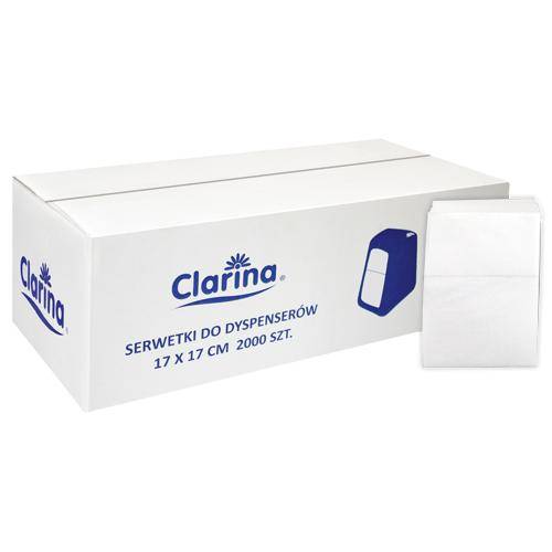 Serwetka CLARINA do dyspenzerów 17 x 17 a`2000