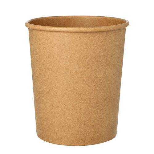 Kubki na zupę z papieru 940 ml, Kraft a`25  
