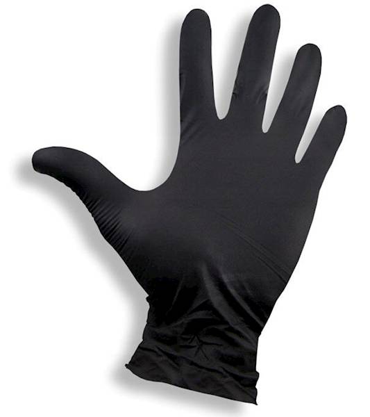 Rękawiczki nitrylowe czarne XL a`100