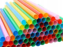 Słomka SHAKE KOLOR plastik 9 mm a`250