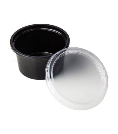 Pokrywka PP do sos. CZARNA 50ml 7100C a`100