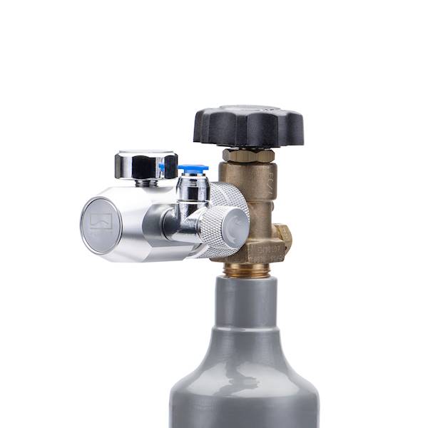 Reduktor CO2, jeden manometr