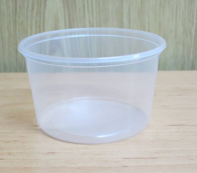 Pojemniki okrągłe na sałatki surówki K PP okrągły TUS 300ml 100 sztuk