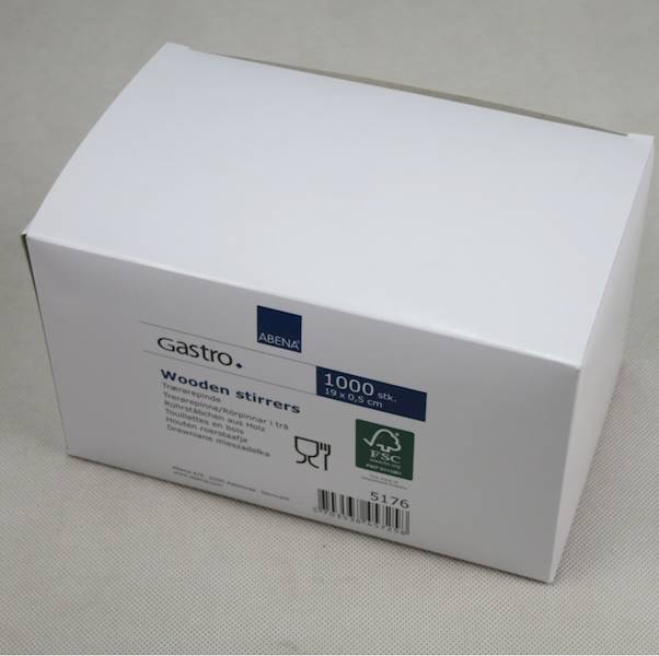 Mieszadełka drewniane 19 cm EKO (cena brutto za 1000 sztuk)