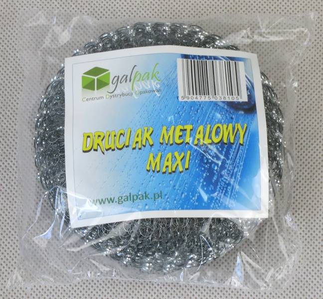 Druciak czyścik metalowny MAXI (cena brutto za 1 sztukę)