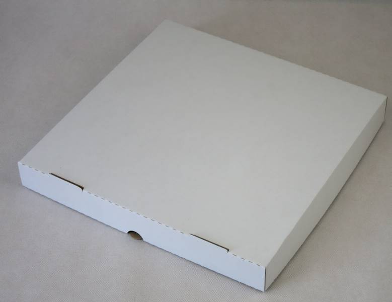 Kartony białe proste 34cm/4 (cena brutto za 100 sztuk) pudełka na pizzę boxy