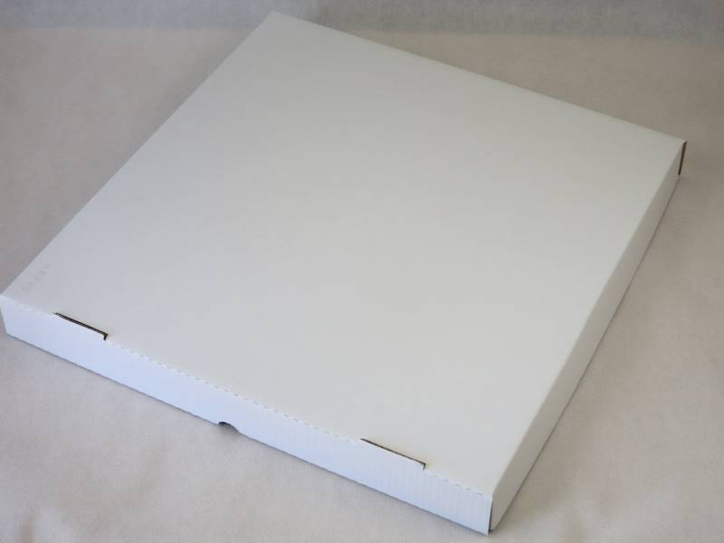 Pudełka MEGA białe proste 50 cm/5 (cena brutto za 100 sztuk) kartony na pizzę mocne