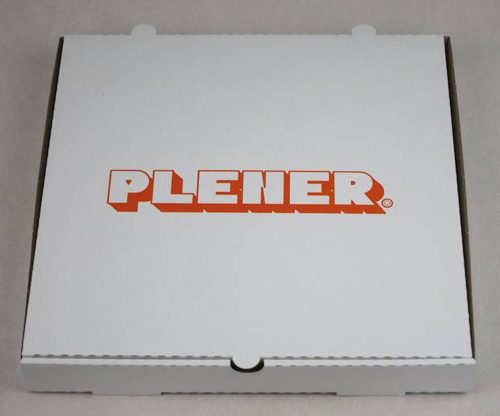 Kartony 37 cm/4 proste białe (cena brutto za 100 sztuk) pudełka na pizzę boxy