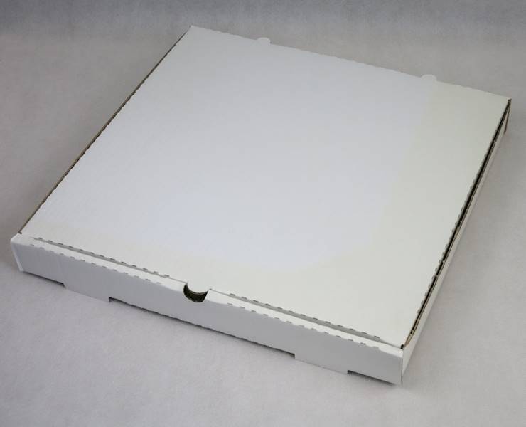 Kartony  białe proste 41cm/4,5 (cena brutto za 100 sztuk) pudełka na pizzę boxy mocne