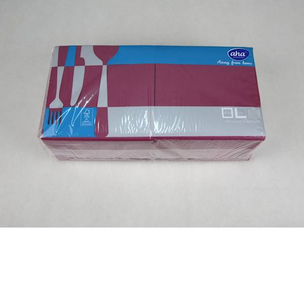 Serwetki bordowe 33x33 cm 3-warstwowe (cena brutto za 200 sztuk) jednorazowe gastronomiczne