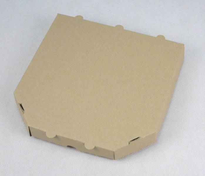 Kartony szare rogi ścięte 26 cm/3,5 (cena brutto za 100 sztuk) pudełka na pizzę boxy EKO