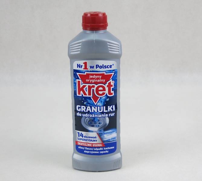 KRET granulki do udrożniania rur 560 gr