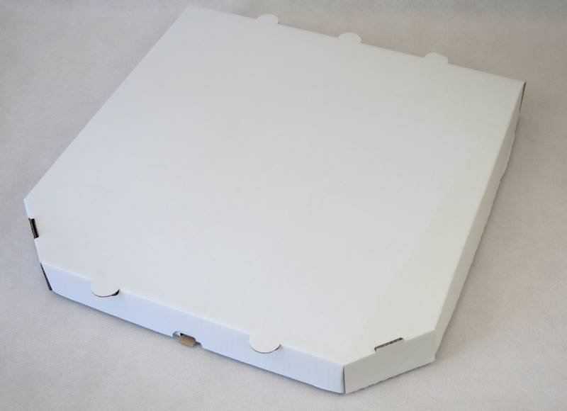 Kartony  rogi ścięte 45 cm/5 (cena brutto za 100 sztuk) pudełka na pizzę boxy duże białe mocne