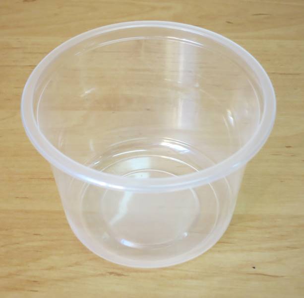 Pojemniki do zgrzewu (cena brutto za 1000 sztuk) na zupę bezbarwne pod zgrzew 500 ml