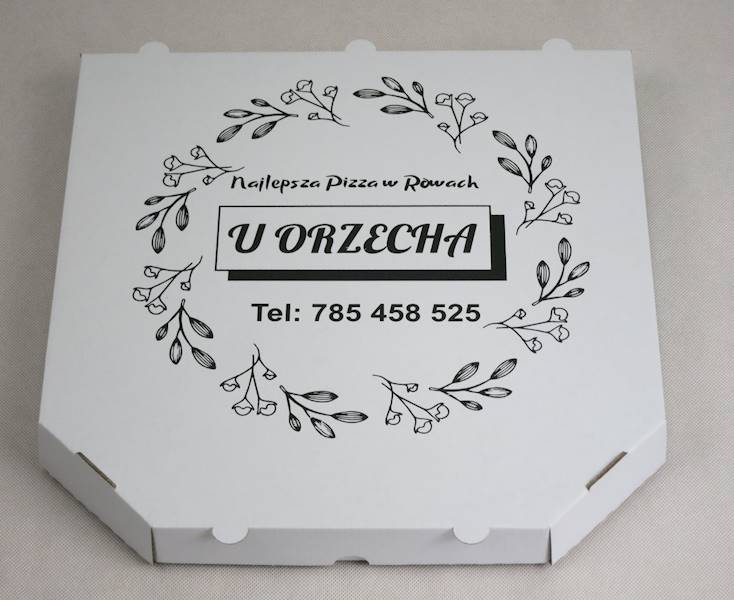 Kartony  białe ścięte 40cm/4,5 (cena brutto za 100 sztuk) pudełka na pizzę boxy