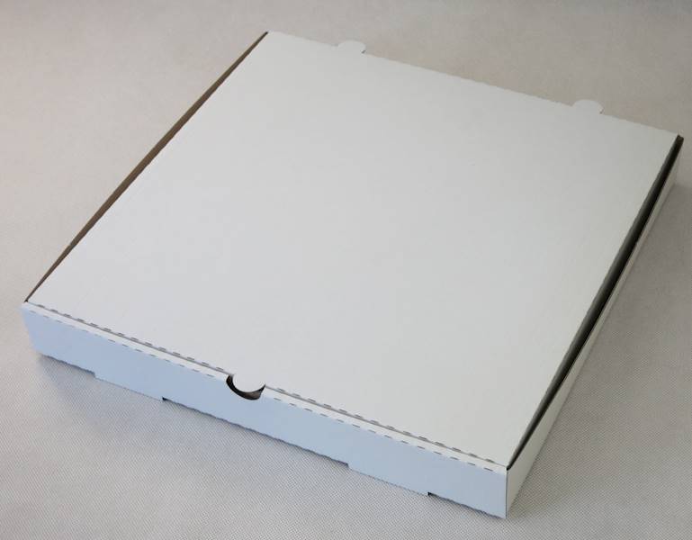 Pudełka na pizzę białe proste 32 cm/4 (cena brutto za 100 sztuk) kartony boxy