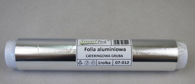 Folia alumiowa cateringowa profesjonalna (cena brutto za 1 sztukę) gruba 0,85 kg
