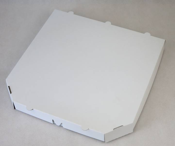 Kartony  białe ścięte 40cm/4,5 (cena brutto za 100 sztuk) pudełka na pizzę boxy