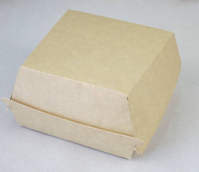 Pudełka boxy opakowania duże (cena brutto za 1000 sztuk) na hamburgery XXL kraft brązowe 15/15/10