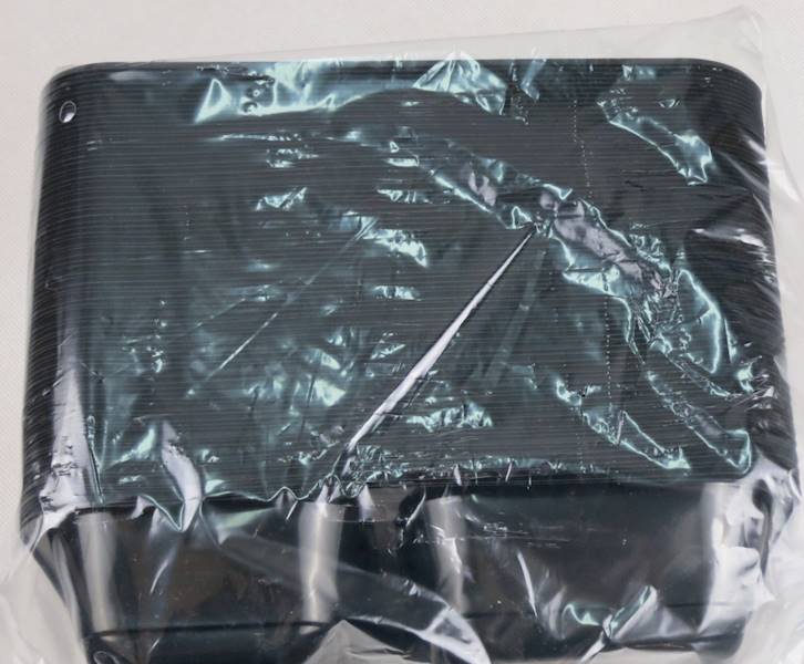 Pojemniki do zgrzewu III dzielnony (cena brutto za 1000 sztuk) 227 G Maptipack Colt pod zgrzew czarne