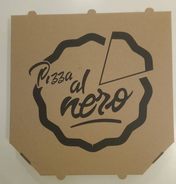 Kartony  szare mocne rogi ścięte 32 cm/3,5 (cena brutto za 100 sztuk) pudełka na pizzę boxy EKO