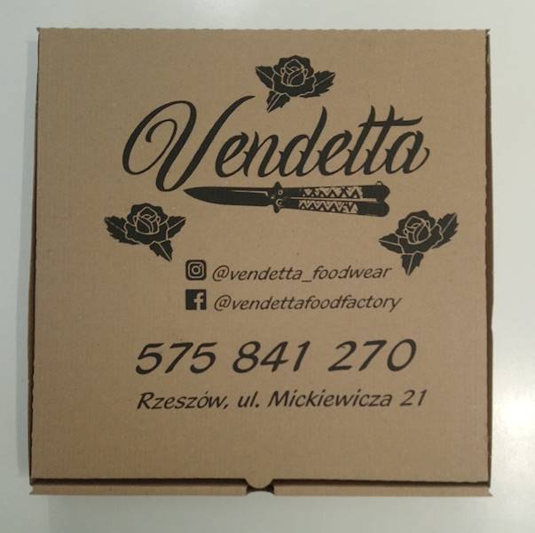 Kartony szare mocne rogi proste 32 cm/4 (cena brutto za 100 sztuk) pudełka na pizzę boxy EKO