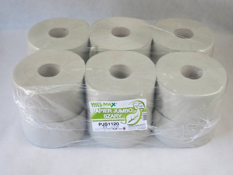 Papier Toaletowy Jumbo do podajników szary (cena brutto za 12 sztuk)
