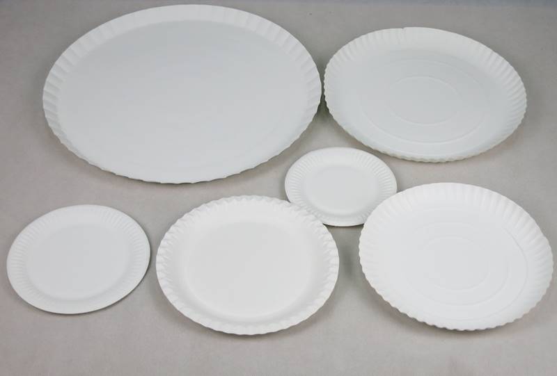 Talerze papierowe jednorazowe eko 15 cm (cena brutto za 100 sztuk)