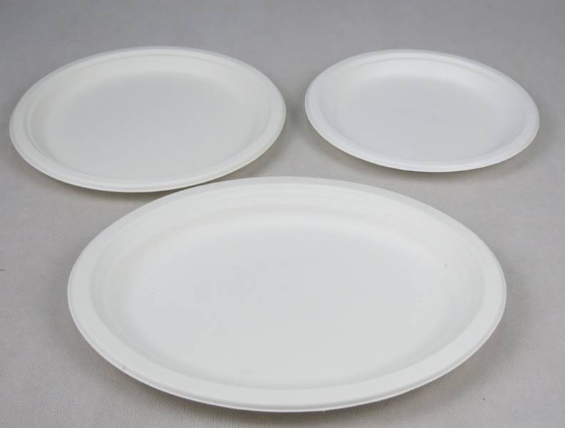 Talerze jednorazowe (cena brutto za 1000 sztuk) papierowe owalne półmiski pulpa 26 cm
