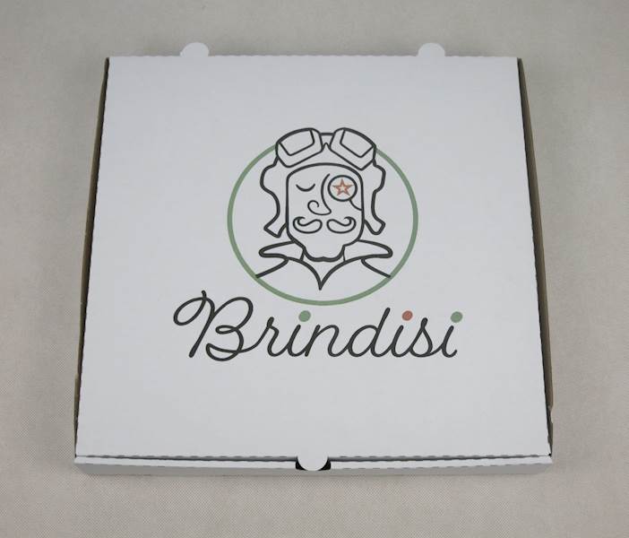 Kartony na pizzę 34 cm białe proste