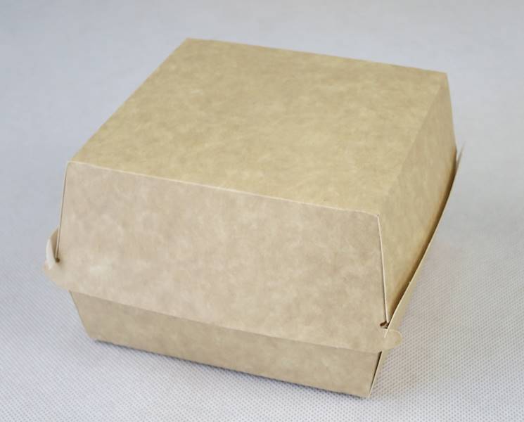 Pudełka na hamburgery XXL kraft brązowe 15/13/8 (cena brutto za 75 sztuk) boxy opakowania