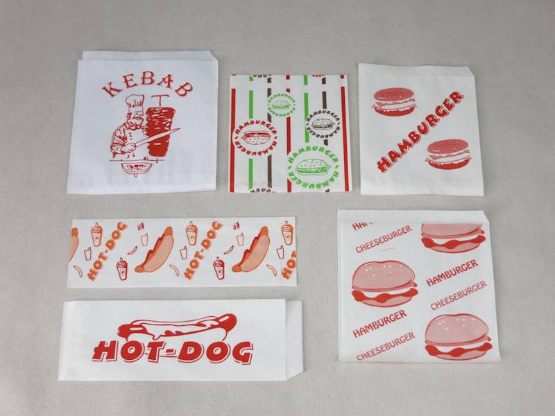 Koperty na kebaba 250g 15x18 (cena brutto za 250 sztuk) papierki torebki opakowania