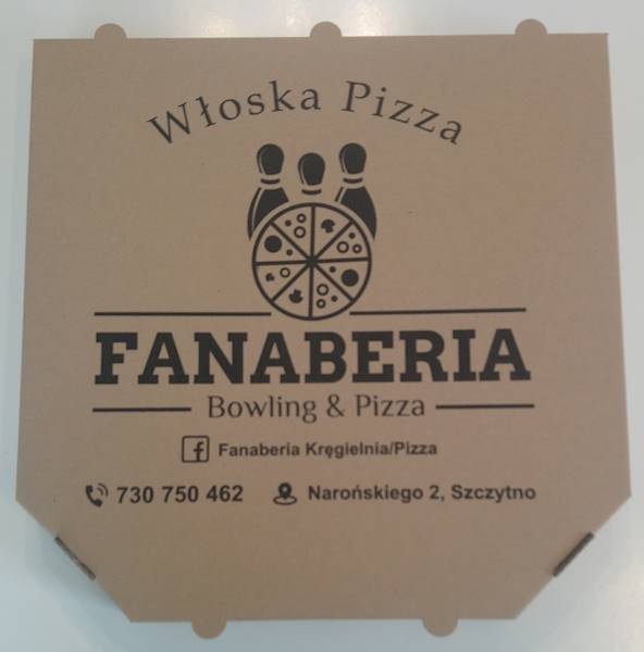 Kartony  szare mocne rogi ścięte 32 cm/3,5 (cena brutto za 100 sztuk) pudełka na pizzę boxy EKO