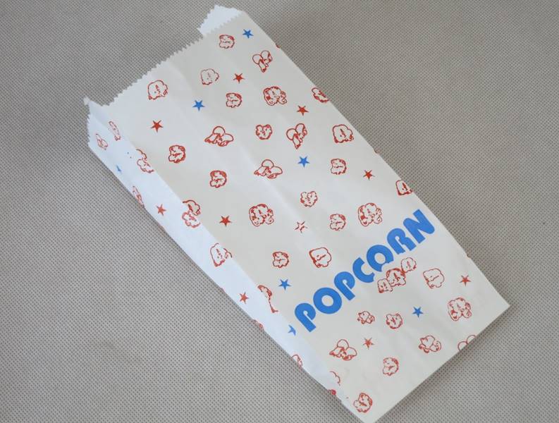 Torebki na popcorn małe prostokątne (cena brutto za 200 sztuk) PC-M opakowania z nadrukiem