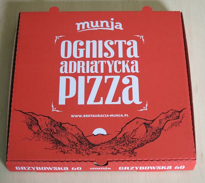 Pudełka białe proste 26 cm/4 EBP (cena brutto za 100 sztuk) kartony na pizzę boxy