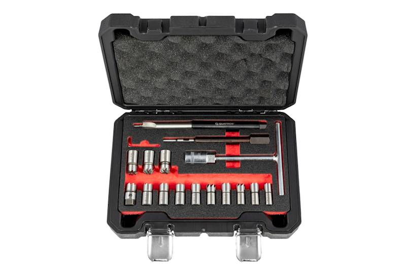 Kpl. frezów do gniazd wtryskowych 17szt.