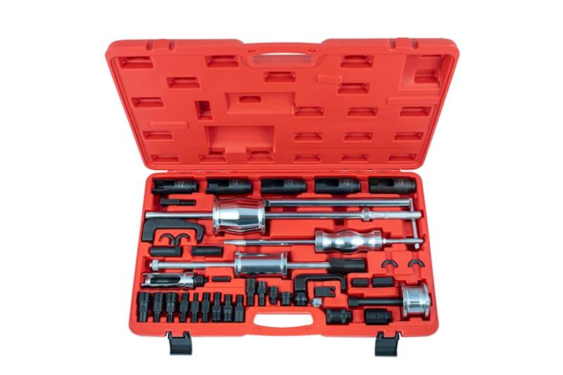 Ściągacz bezwładnościowy wtryskiwaczy uniwersalny