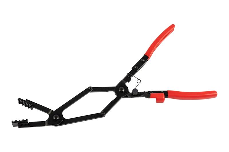 Szczypce wygięte do opaskowy wydłużone z podwójn.