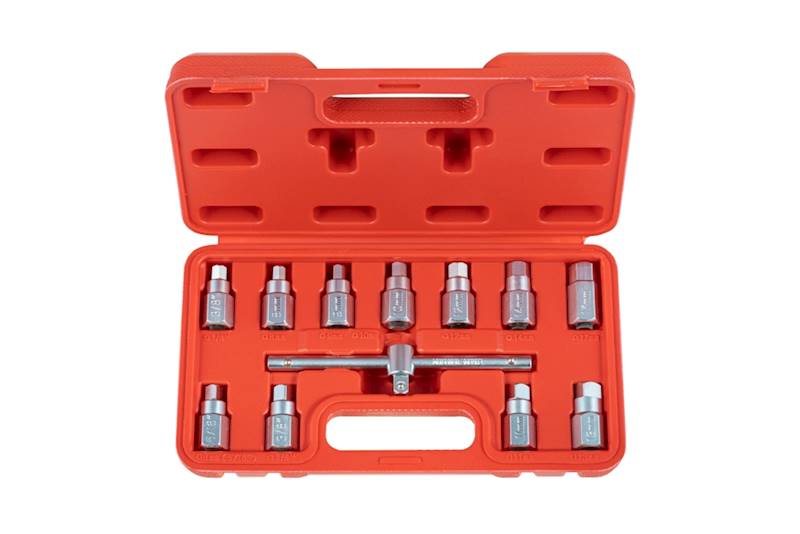 Kpl. kluczy do korka oleju 3/8" 12szt.