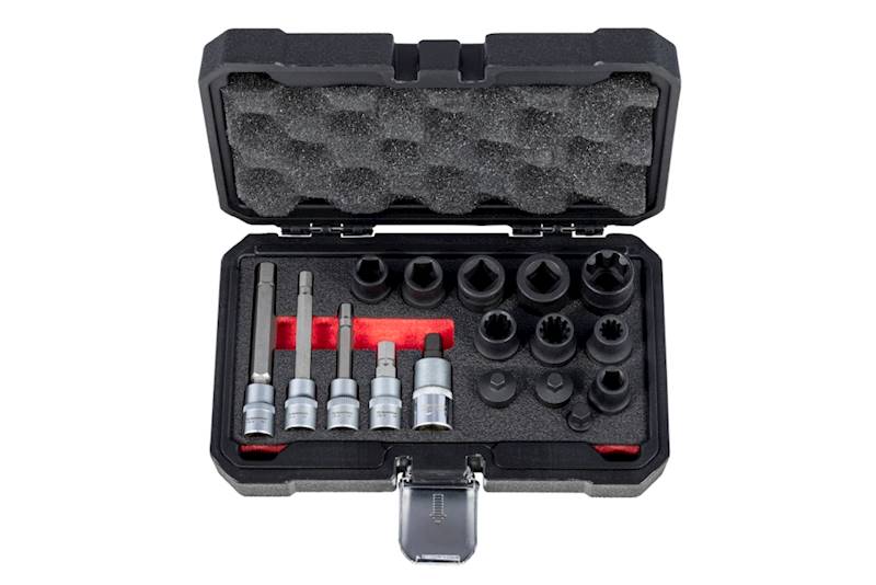 Kpl. kluczy do zacisków hamulcowych 17szt