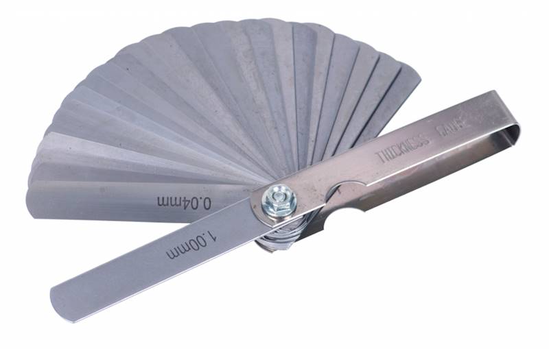 Szczelinomierz 25 listków 0,04-1,00 mm
