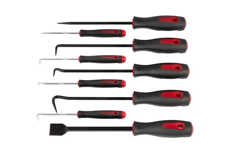 Kpl. grotów i skrobaków 9szt.