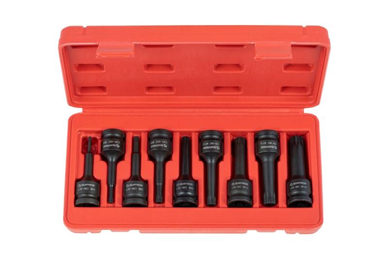 Kpl. kluczy udarowych 1/2" SPLINE M4-M16