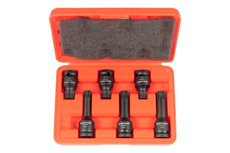 Kpl. kluczy udarowych SPLINE 1/2" M14-M18