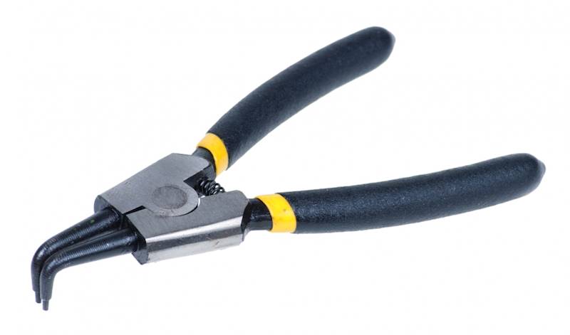 Szczypce seegera 325mm zewnętrzne wygięte