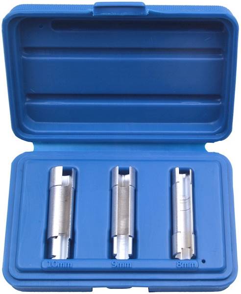 Kpl.kluczy nasadowych do świec żarowych 3szt.