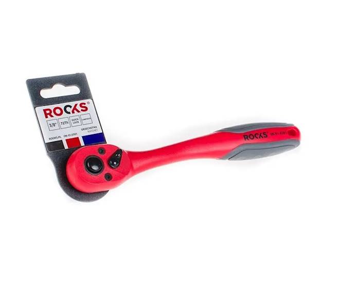 Grzechotka 3/8" ultralekka 72zęby