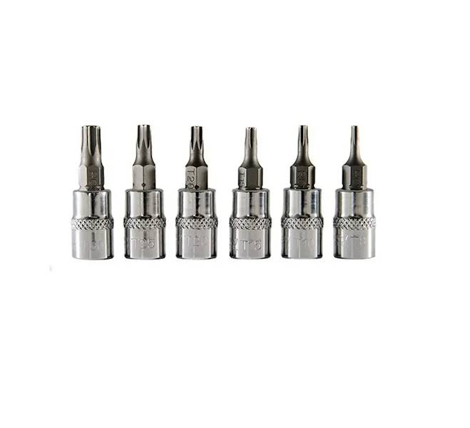 Zestaw kluczy trzpieniowych1/4 Torx T-8/T30 6 cz.